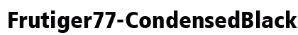 Frutiger77-CondensedBlack Black preview