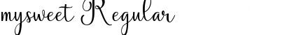 mysweet Font