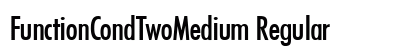 FunctionCondTwoMedium Regular font free download
