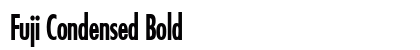 Fuji Condensed Bold Preview
