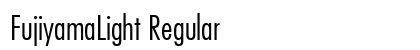 FujiyamaLight Regular font free download