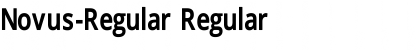 Novus-Regular Font