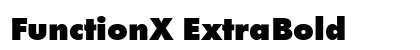 FunctionX ExtraBold preview