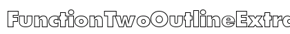 FunctionTwoOutlineExtrabold Regular font free download