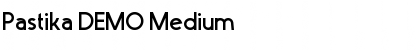Pastika DEMO Medium Font