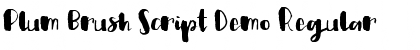 Download Plum Brush Script Demo Font
