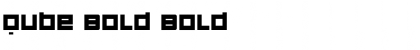 Qube Bold Bold Font