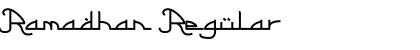 Ramadhan Regular Font
