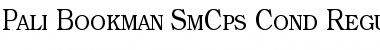 Pali Bookman SmCps Cond Regular Font