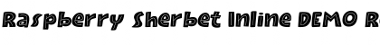 Raspberry Sherbet Inline DEMO Font