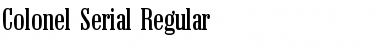 Download Colonel-Serial Font