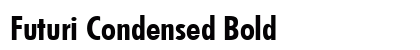 Futuri Condensed Bold font free download