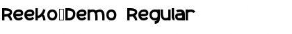 Reeko_Demo Regular Font