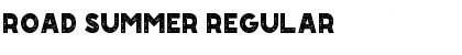 Road Summer Regular Font