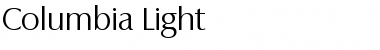 Download Columbia-Light Font