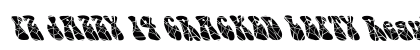 FZ JAZZY 14 CRACKED LEFTY Regular Font Preview