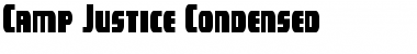 Camp Justice Condensed Condensed Font
