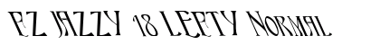 FZ JAZZY 18 LEFTY Normal Font Preview