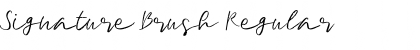 Download Signature Brush Font