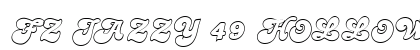 FZ JAZZY 49 HOLLOW Normal font free download