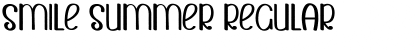 Smile Summer Regular Font