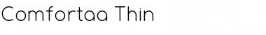 Comfortaa Thin Font