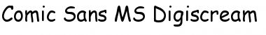 Comic Sans MS Digiscream Font