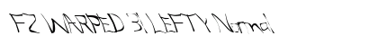 FZ WARPED 31 LEFTY Normal Font Preview