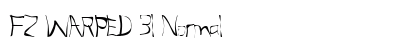 FZ WARPED 31 Normal font free download