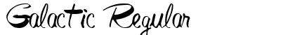 Galactic Regular font free download
