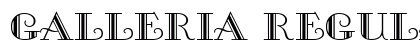 Galleria Regular font free download