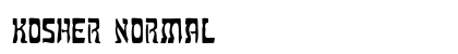 Kosher Normal font free download