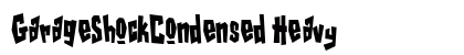 GarageShockCondensed Heavy Font Preview