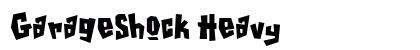 GarageShock Heavy Font Preview