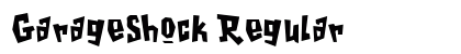 GarageShock Regular Font Preview