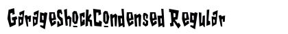 GarageShockCondensed Regular Font Preview