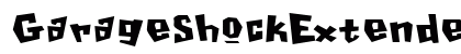 GarageShockExtended Regular Font Preview