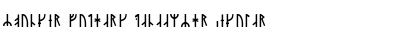 Younger Futhark Danaamyhr Font