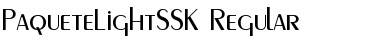 PaqueteLightSSK Regular Font
