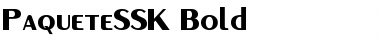 PaqueteSSK Bold Font