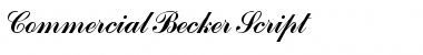 Download Commercial Becker Script Font