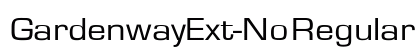 GardenwayExt-No Regular font free download