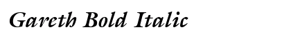 Gareth Bold Italic Preview