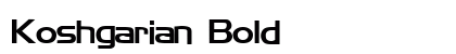 Koshgarian Bold Preview