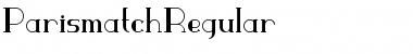 ParismatchRegular Regular Font