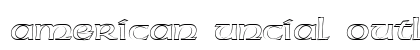 American Uncial Outline Normal