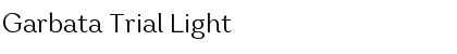 Garbata Trial Light Font