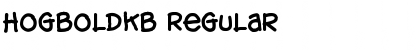 HogBoldKB Regular Font
