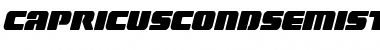 Capricus Condensed Semi-Straight Condensed Font