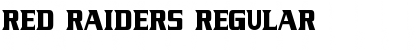 Red Raiders Regular Font
